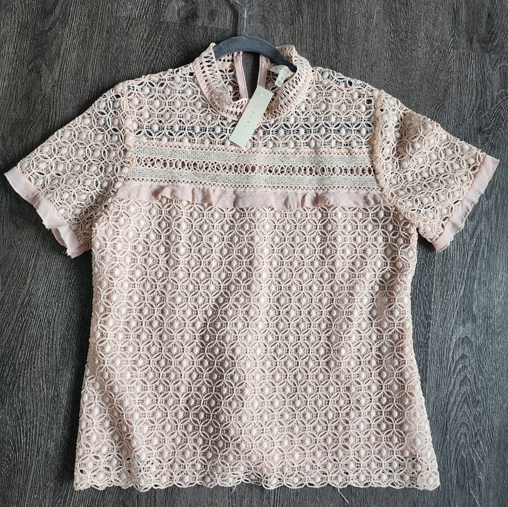 New with tags. Adiva pink blouse/top